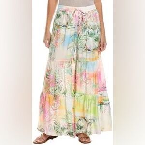 Johnny Was Violetta Pant Raffia Print - Small - NWT